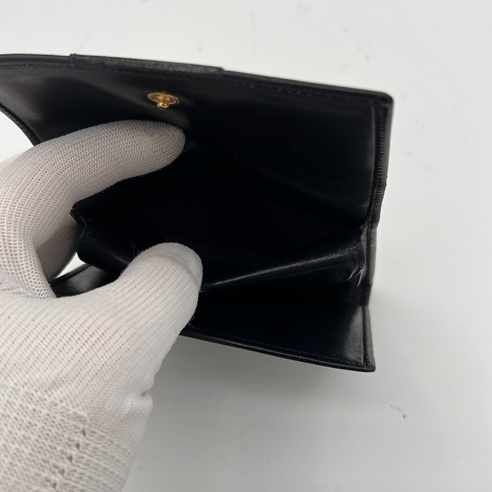 Celine Dark Navy Leather Wallet - Picture 10 of 15